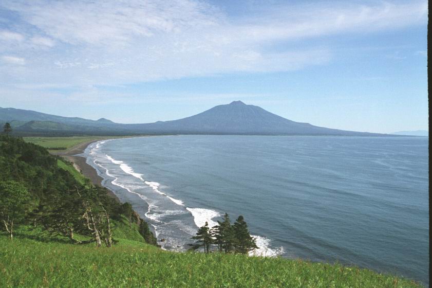 Тятя и пляжи.Вид с вершины сопки