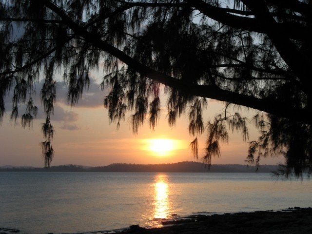 ����� ��� Middle Andaman � ���������� ����� �� Sunset Point �� ���-�������� ���� �������