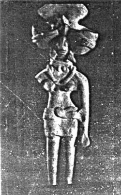 Статуэтка богини. Хараппская цивилизация